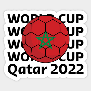 World Cup Qatar 2022  - Team Morocco Sticker